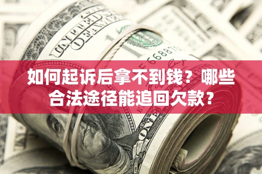 武汉如何起诉后拿不到钱？哪些合法途径能追回欠款？