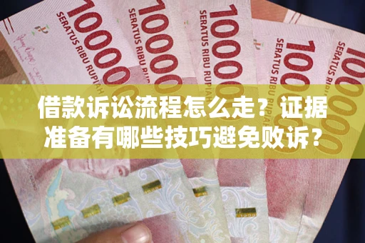 武汉借款诉讼流程怎么走？证据准备有哪些技巧避免败诉？
