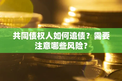 武汉共同债权人如何追债？需要注意哪些风险？