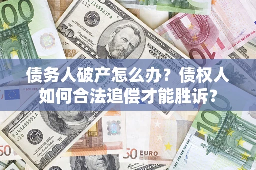 武汉债务人破产怎么办？债权人如何合法追偿才能胜诉？