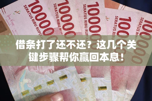 武汉借条打了还不还？这几个关键步骤帮你赢回本息！