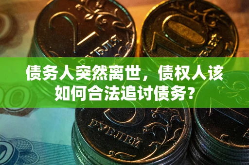 武汉债务人突然离世，债权人该如何合法追讨债务？