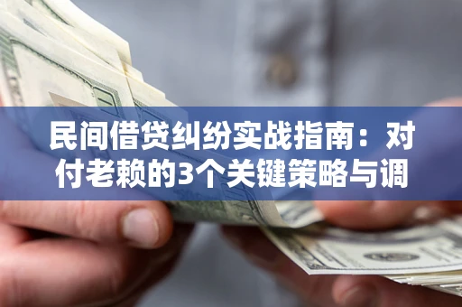 武汉民间借贷纠纷实战指南：对付老赖的3个关键策略与调解盲区解析